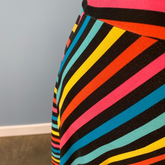 Matrushka Construction Rainbow Flair Skirt Size S - Picture 3 of 4